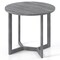 Rubber Wood Farmhouse Dining Table with Wing-Shaped Pedestal Base